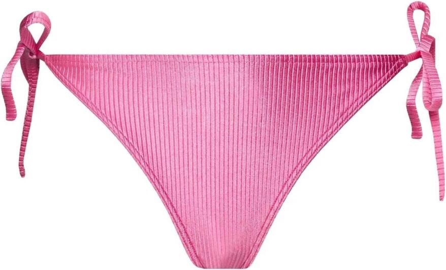 Calvin Klein Zijdelingse Strik Zwemkleding Collectie Lente Zomer Pink Dames - Foto 4