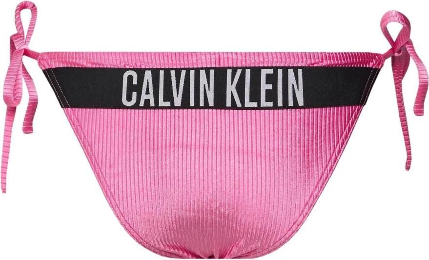 Calvin Klein Zijdelingse Strik Zwemkleding Collectie Lente Zomer Pink Dames - Foto 3