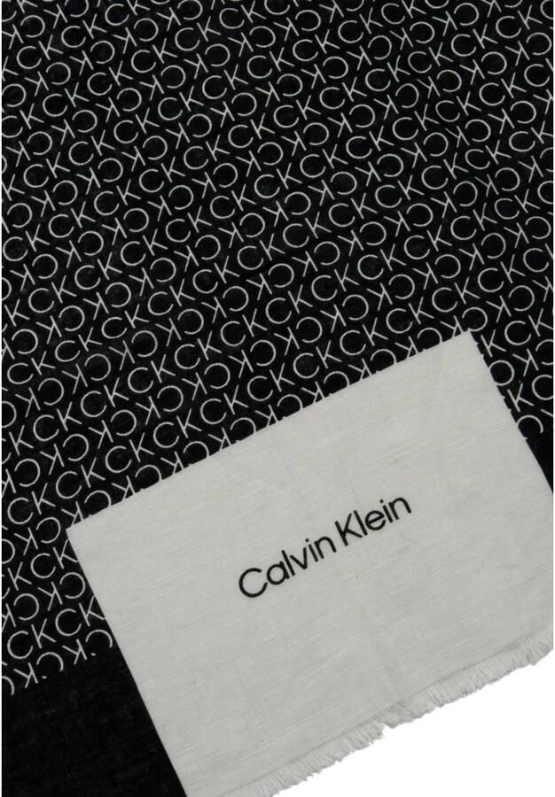 Calvin Klein Jeans Sjaal GEO MINIMAL LOGO LINEN STOLE K60K612895