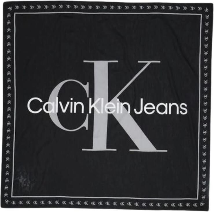 Calvin Klein Jeans Sjaal BOLD MONO LOGO SHAWL 130X130 K60K612325 - Foto 4
