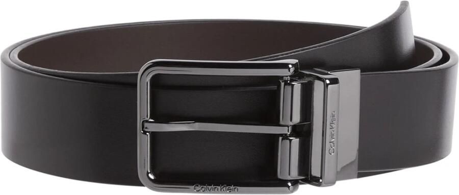 Calvin Klein Zwart Riemset met 2 Gespen Black Heren - Foto 2