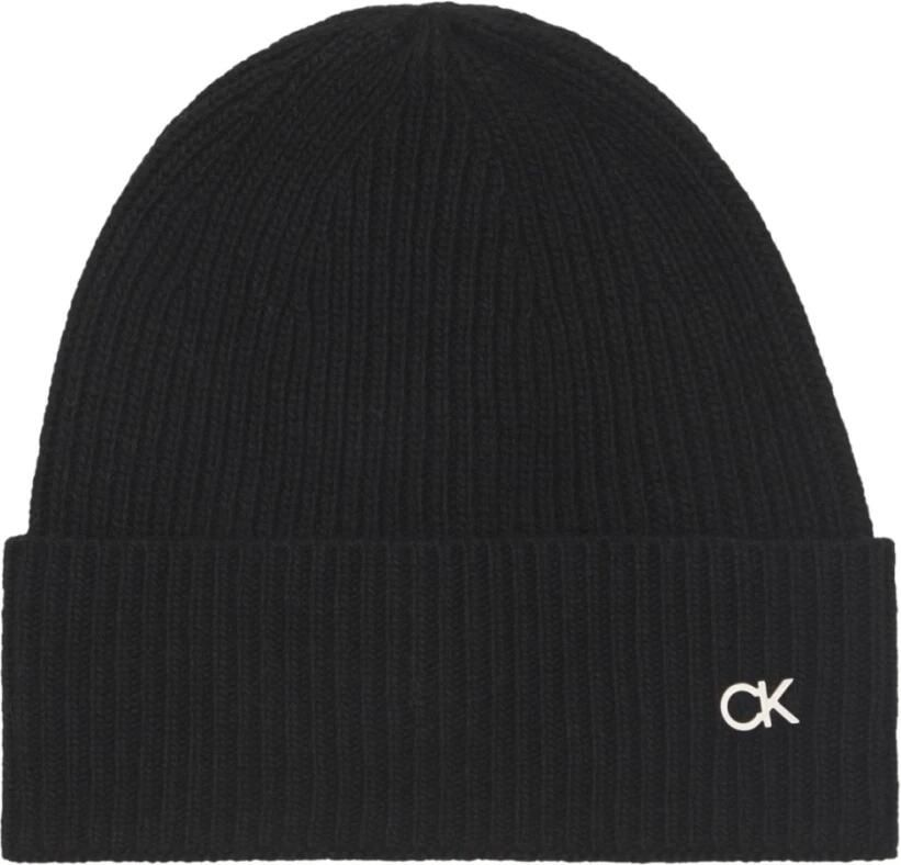 Calvin Klein Zwarte Beanie Sjaal voor Vrouwen Black Dames - Foto 5