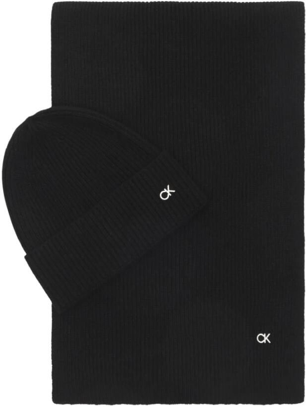 Calvin Klein Zwarte Beanie Sjaal voor Vrouwen Black Dames - Foto 2