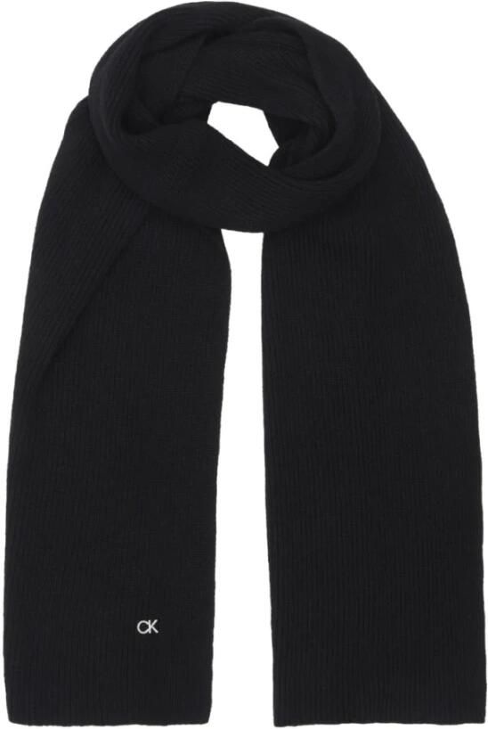 Calvin Klein Zwarte Beanie Sjaal voor Vrouwen Black Dames - Foto 3