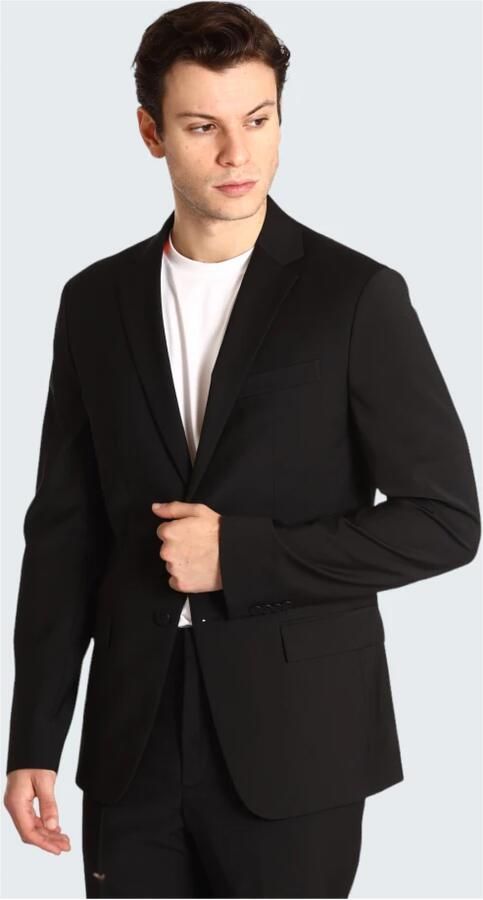 Calvin Klein Zwarte Broek Stijlvol Ontwerp Black Heren