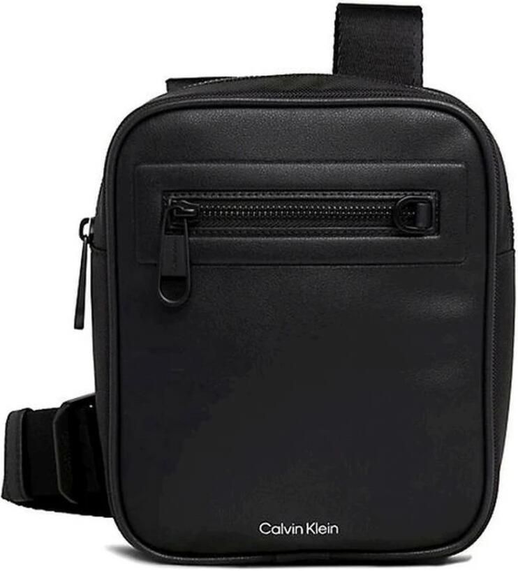 Calvin Klein Heren tas van gerecycled polyester voor lente zomer Black Heren