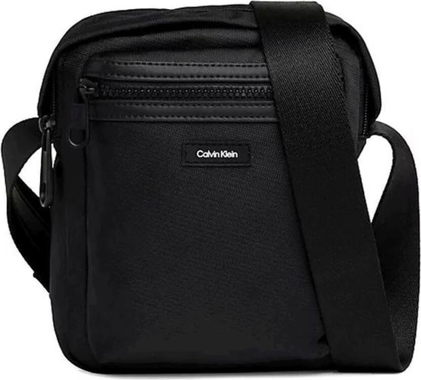 Calvin Klein Zwarte Heren Schoudertas Contrast Details Black Heren - Foto 7