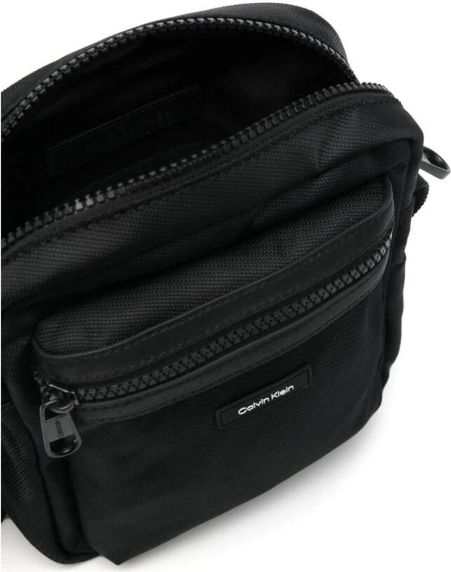 Calvin Klein Zwarte Heren Schoudertas Contrast Details Black Heren - Foto 6