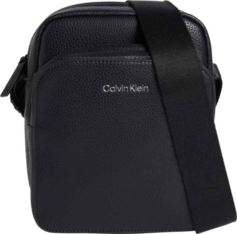Calvin Klein Verstelbare Schoudertas met Ritssluiting Black Heren - Foto 3