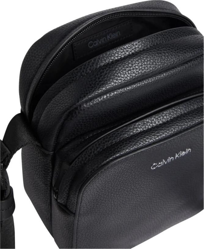 Calvin Klein Verstelbare Schoudertas met Ritssluiting Black Heren - Foto 2