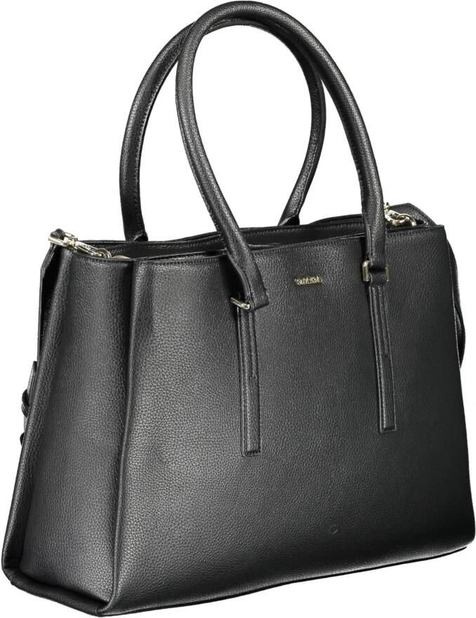 Calvin Klein Zwarte Polyester Handtas met Schouderhengsels Black Dames - Foto 2