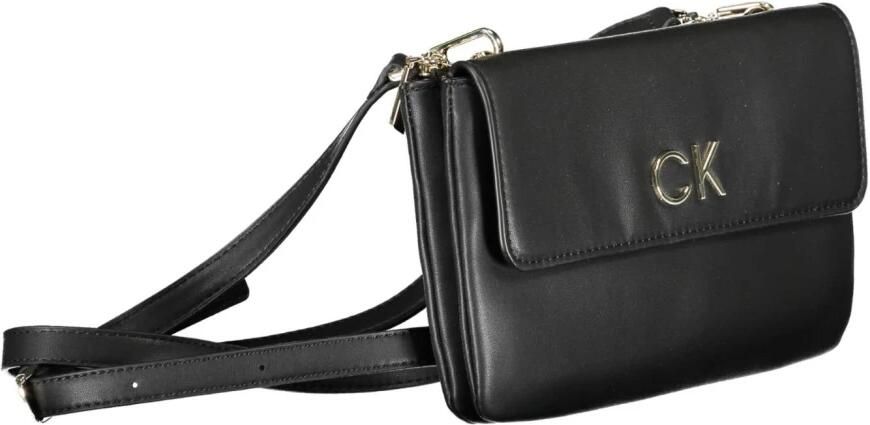 Calvin Klein Crossbody bags Re-Lock Dbl Xbody W Flap in black - Foto 3