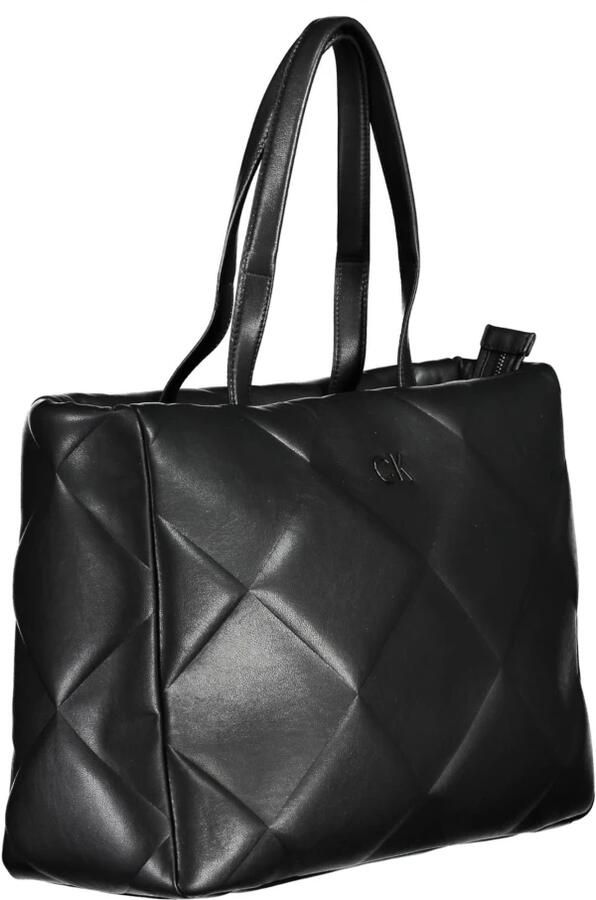 Calvin Klein Zwarte Schoudertas met Ritssluiting Black Dames - Foto 2