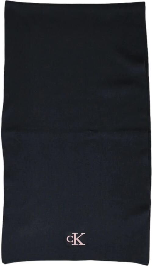 Calvin Klein Zwarte Dames Sjaal Elegant Herfst Winter Accessoire Black Dames - Foto 2