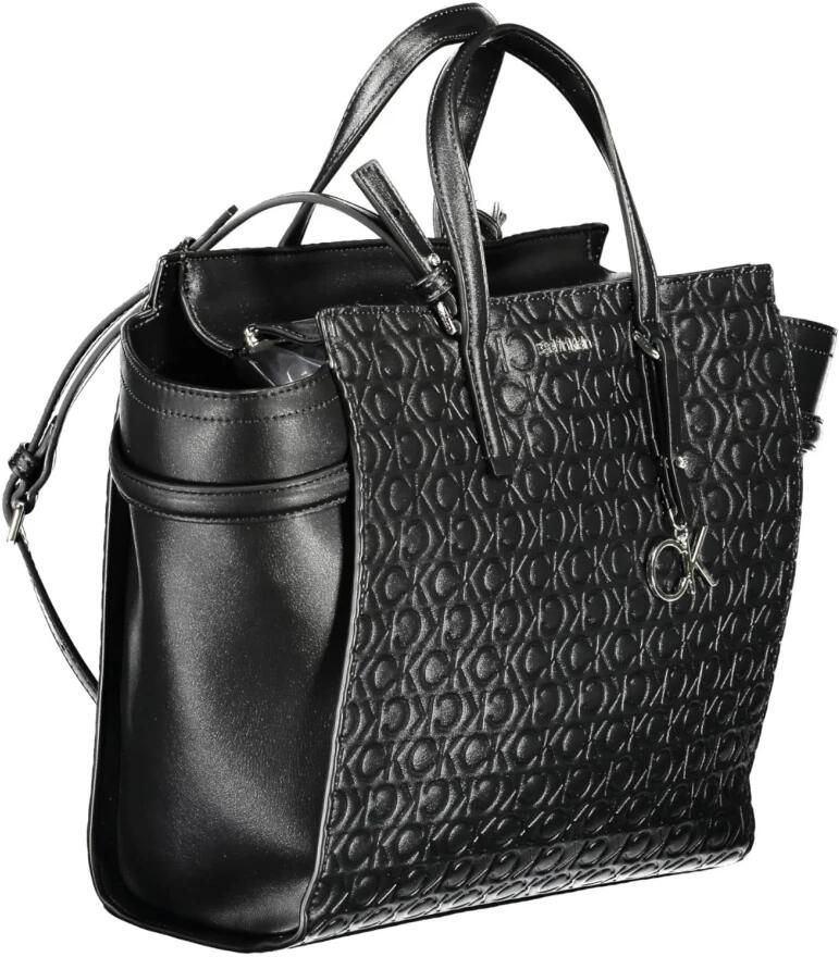 Calvin Klein Zwarte polyester handtas met contrasterende details Black Dames - Foto 2