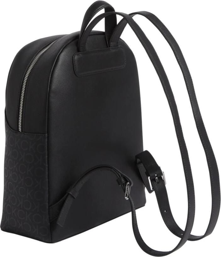 Calvin Klein Zwarte Polyethyleen Rugzak Herfst Winter Collectie Black Dames