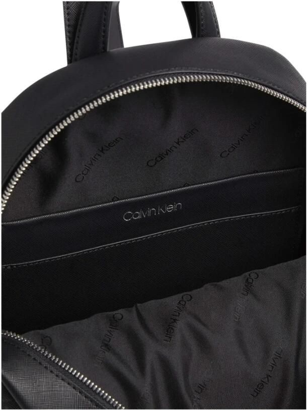 Calvin Klein Zwarte Polyethyleen Rugzak Herfst Winter Collectie Black Dames - Foto 4