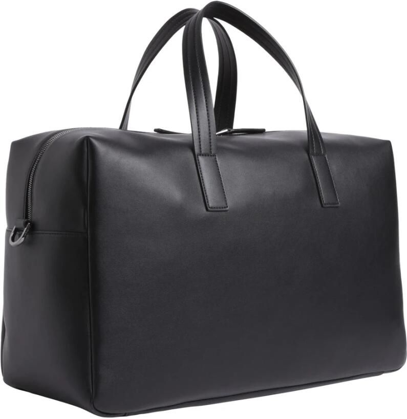 Calvin Klein Zwarte Essentiële Weekendtas Black Heren