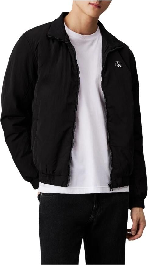 Calvin Klein Jeans Jack met labelprint model 'PADDED HARRINGTON' - Foto 8