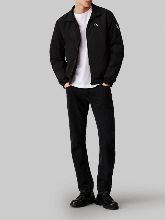 Calvin Klein Jeans Jack met labelprint model 'PADDED HARRINGTON' - Foto 5