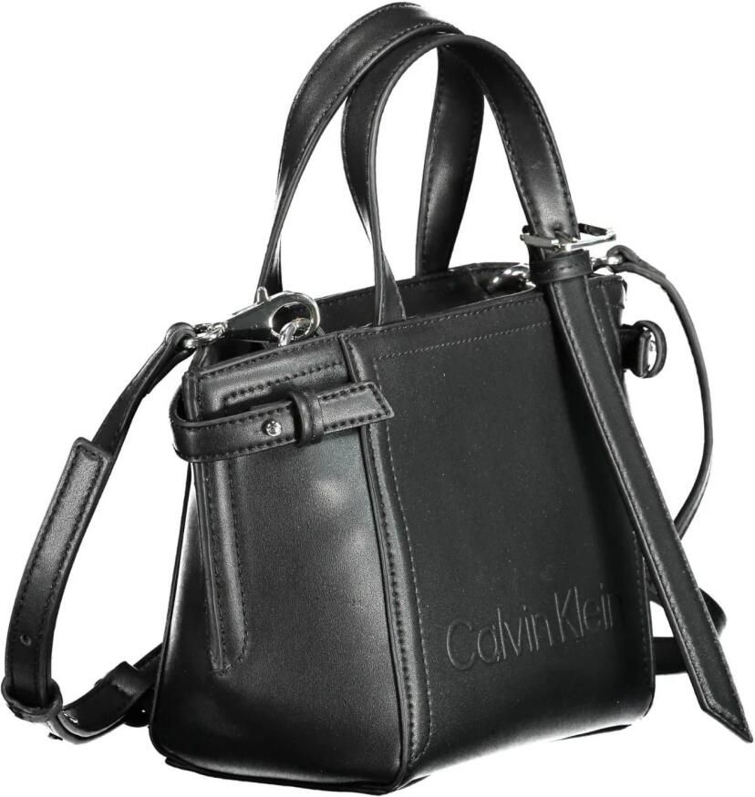 Calvin Klein Zwarte dameshandtas met afneembare band Black Dames - Foto 2