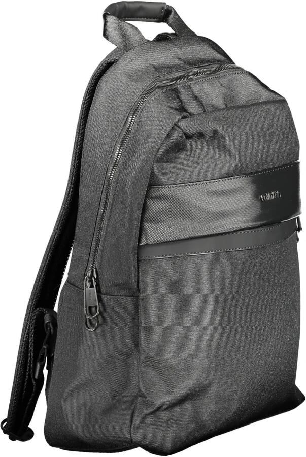 Calvin Klein Zwarte Polyester Rugzak met Verstelbare Banden Zwart Heren - Foto 4