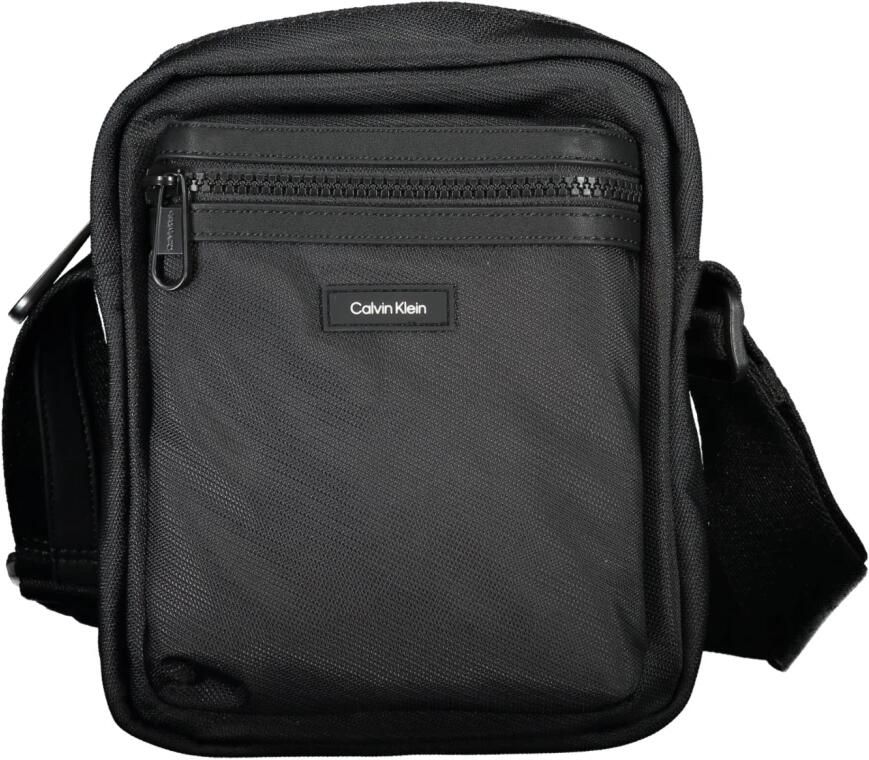 Calvin Klein Zwarte Heren Schoudertas Contrast Details Black Heren - Foto 3