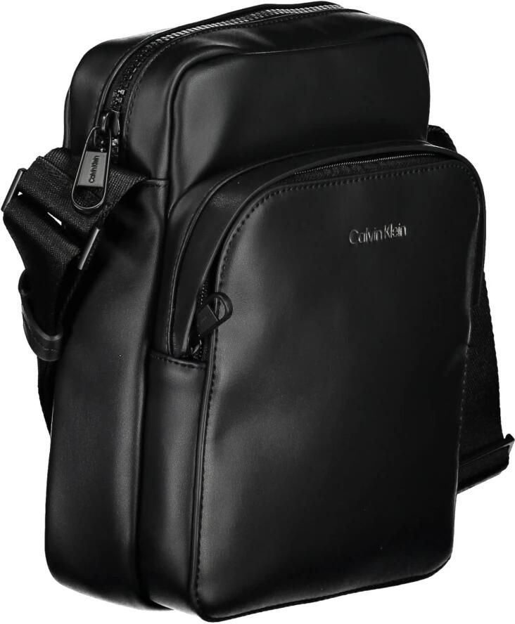 Calvin Klein Zwarte schoudertas van imitatieleer met ritssluiting Black Heren - Foto 3