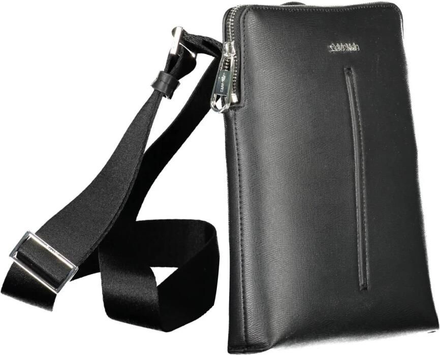 Calvin Klein Zwarte Schoudertas Rits Sluiting Black - Foto 3