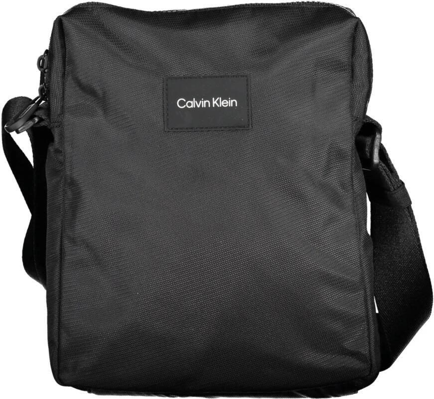 Calvin Klein Zwarte Polyester Schoudertas met Verstelbare Band Zwart Unisex - Foto 3