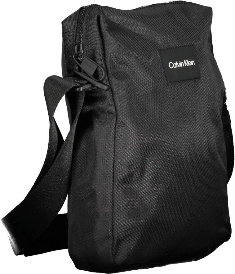 Calvin Klein Zwarte Polyester Schoudertas met Verstelbare Band Zwart Unisex - Foto 4