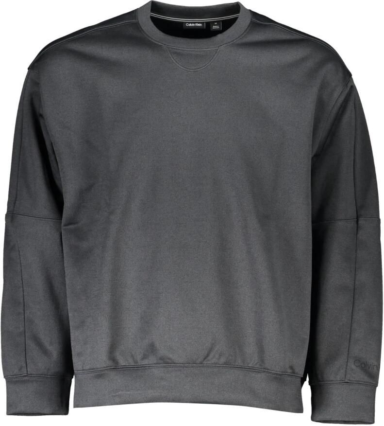 Calvin Klein Heren Zwarte Sweatshirt zonder Ritsontwerp Black Heren