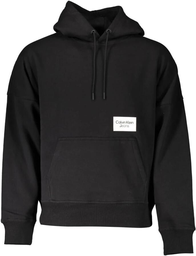 Calvin Klein Zwarte hoodie met print en logo Black Heren