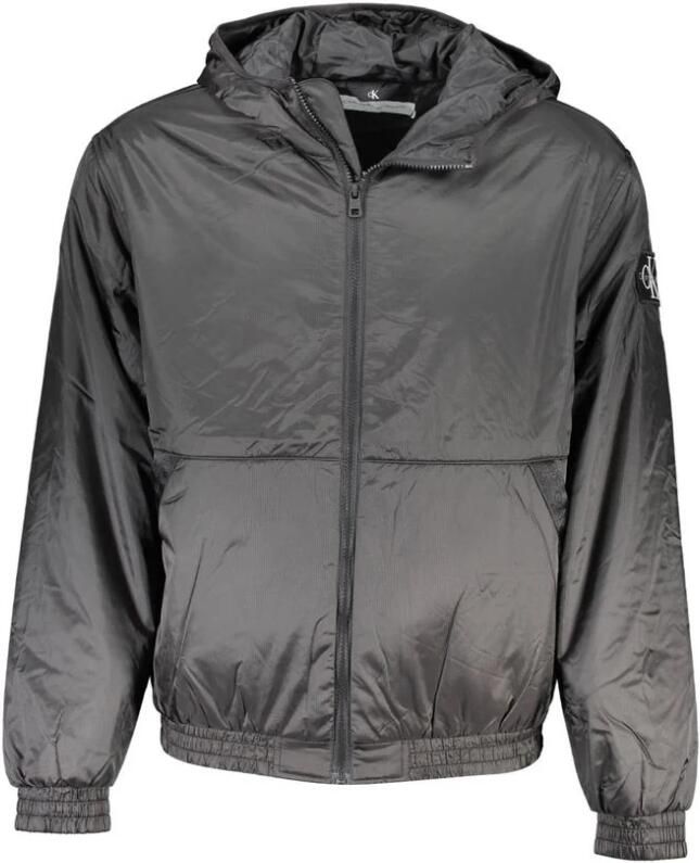 Calvin Klein Zwarte Hoodie met Contrasterende Details Black Heren - Foto 3