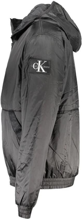 Calvin Klein Zwarte Hoodie met Contrasterende Details Black Heren - Foto 2