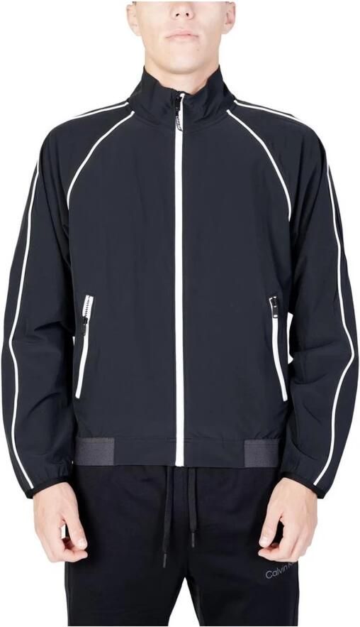 Calvin Klein Zwarte Hoodless Sweatshirt Polyester Mix Herfst Winter Black Heren - Foto 6