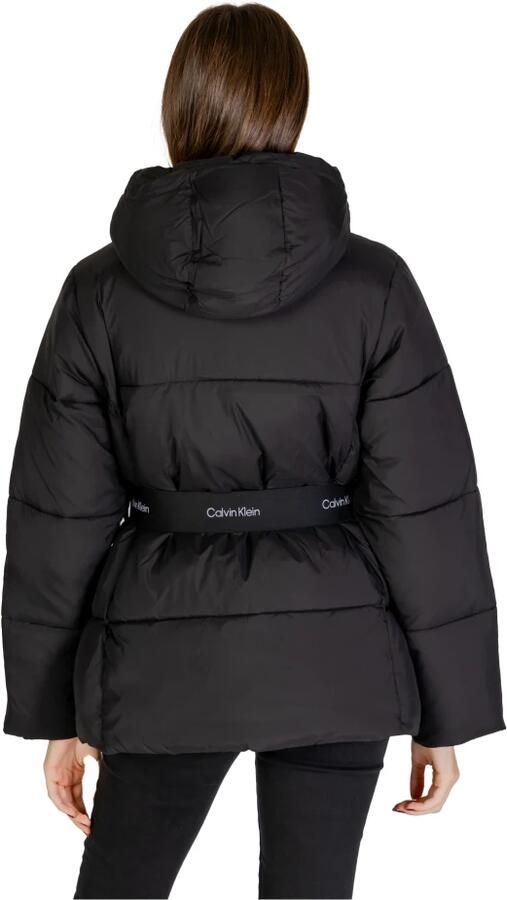 Calvin Klein Jeans Korte Pufferjas Vrouwen Herfst Winter Black Dames