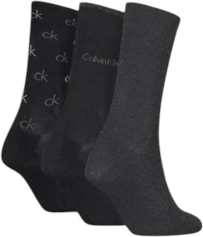 CK Calvin Klein Sokken met labeldetail inclusief cadeaubox in een set van 3 paar - Foto 4