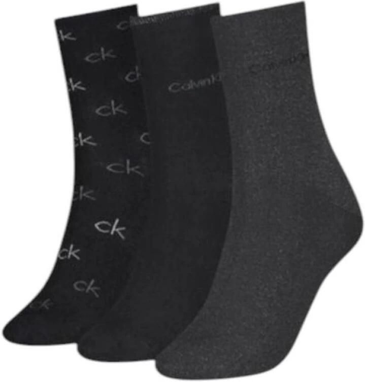 CK Calvin Klein Sokken met labeldetail inclusief cadeaubox in een set van 3 paar - Foto 2