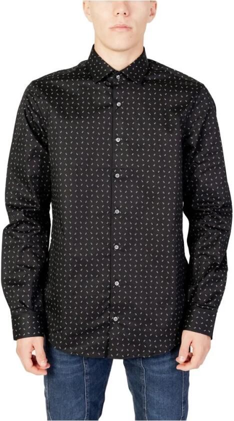 Calvin Klein Jeans Overhemd Lange Mouw TWILL 2 COLOR PRINT K10K112104 - Foto 5