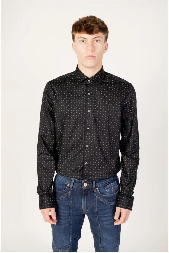 Calvin Klein Jeans Overhemd Lange Mouw TWILL 2 COLOR PRINT K10K112104 - Foto 2