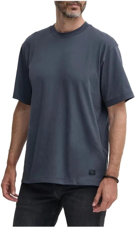 Calvin Klein Jeans Polo Shirt Lange Mouw WOVEN LABEL RELAXED J30J326857