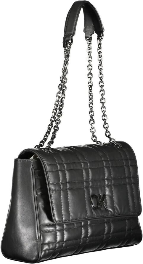 Calvin Klein Shoppers Re-Lock Quilt Shoulder Bag Large in black - Foto 3