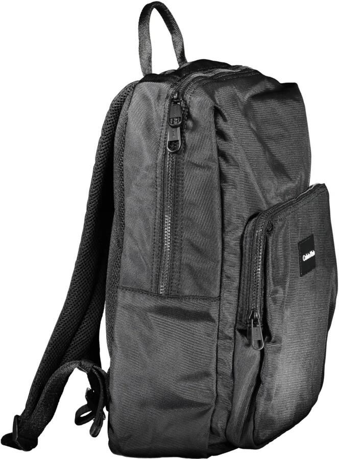 Calvin Klein Zwarte Laptop Rugzak met Verstelbare Banden Black Heren
