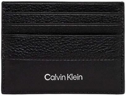 Calvin Klein Zwarte leren herenportemonnee herfst winter Black Heren - Foto 2