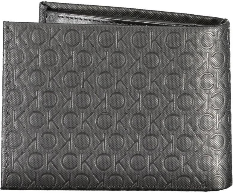 CK Calvin Klein Leren portemonnee met labelapplicatie model 'CK MUST' - Foto 2