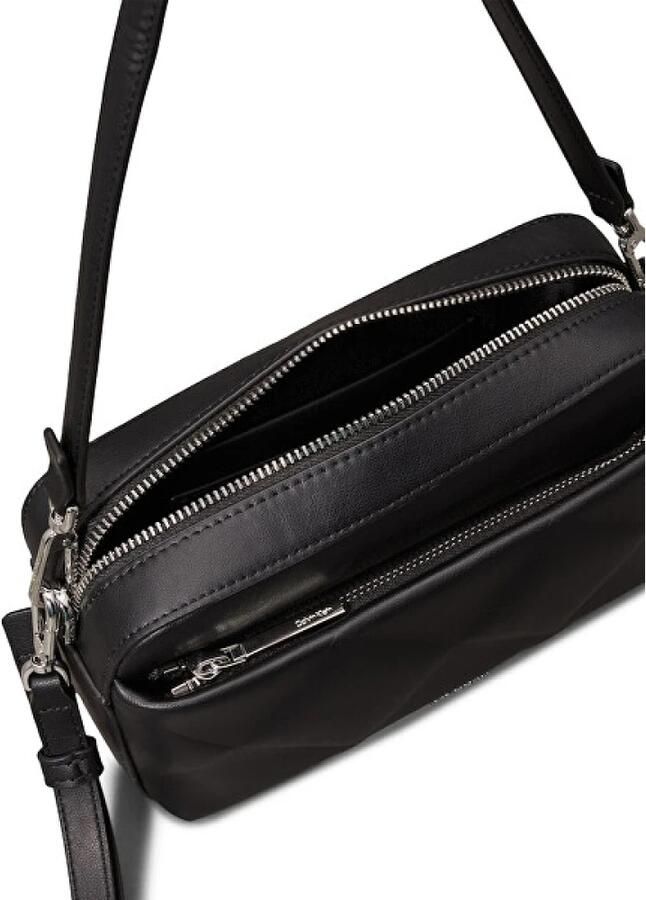 CK Calvin Klein Schoudertas met structuurmotief model 'DIAMOND QUILT' - Foto 3