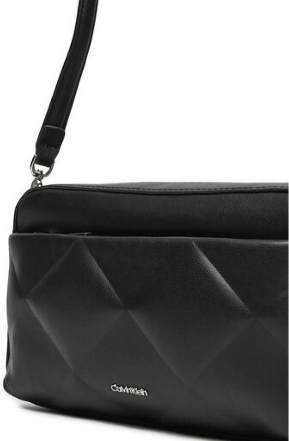 CK Calvin Klein Schoudertas met structuurmotief model 'DIAMOND QUILT' - Foto 4