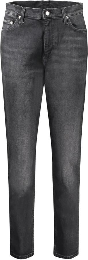 Calvin Klein Jeans Klassieke Straight Fit Denim Jeans Black Dames