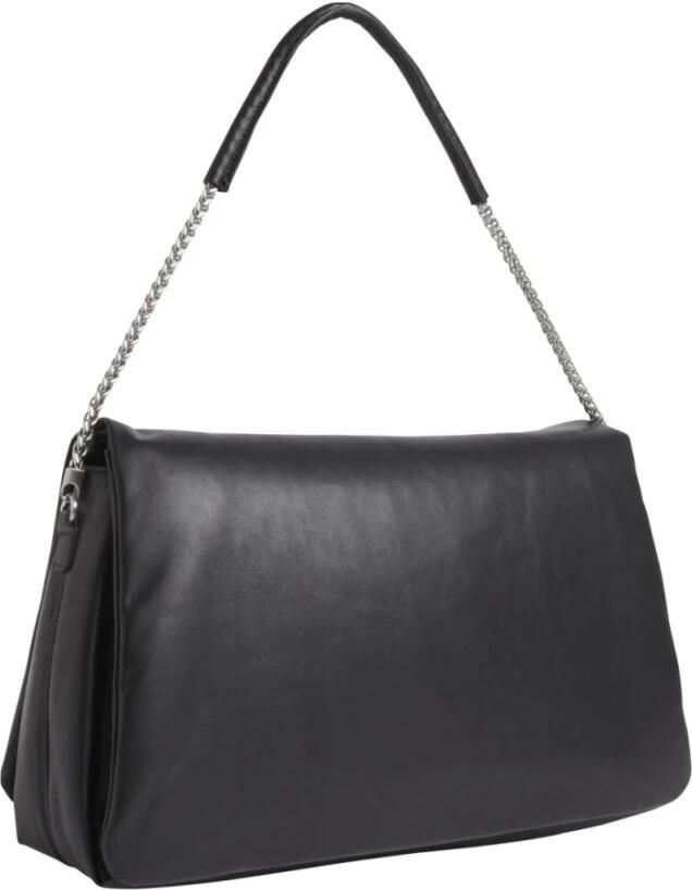 Calvin Klein Zwarte Opgeblazen Schoudertas Black Dames - Foto 2
